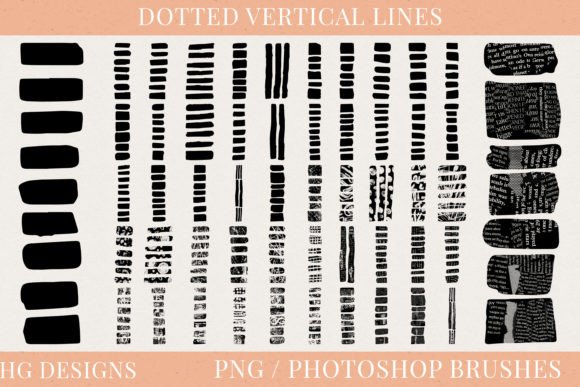 Dotted Vertical Lines Photoshop Brushes: A Designer's Guide