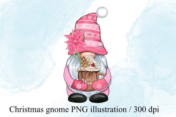Pink Christmas Gnome PNG: Your Festive Design Companion